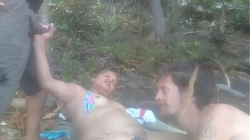 couple nude beach